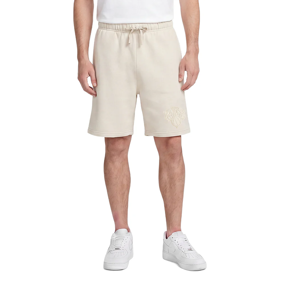 NBA NEW YORK KNICKS NEUTRAL MEN'S SHORT (EGGSHELL)