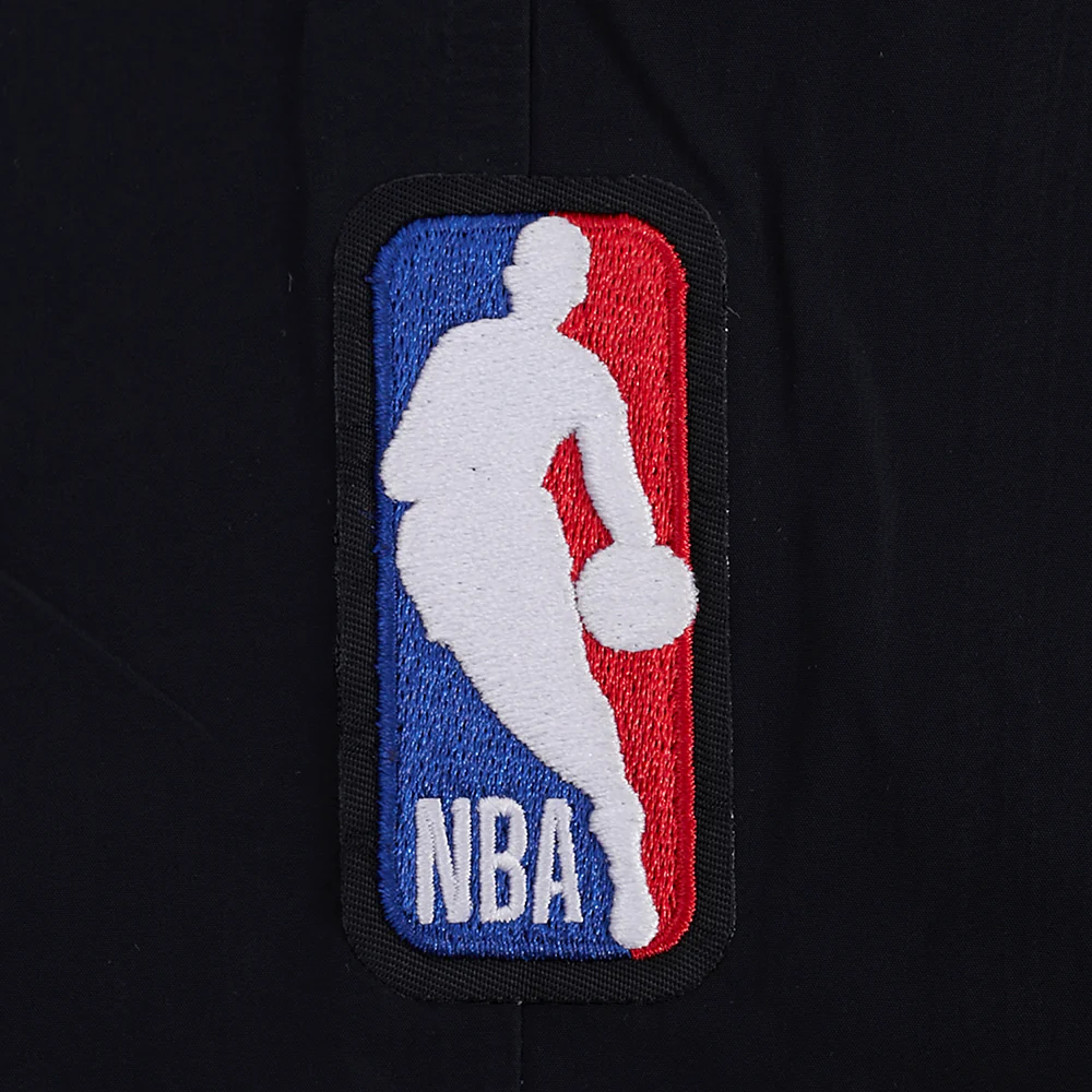 NBA NEW YORK KNICKS PRE GAME MEN'S NYLON PANT (BLACK) - Image 7