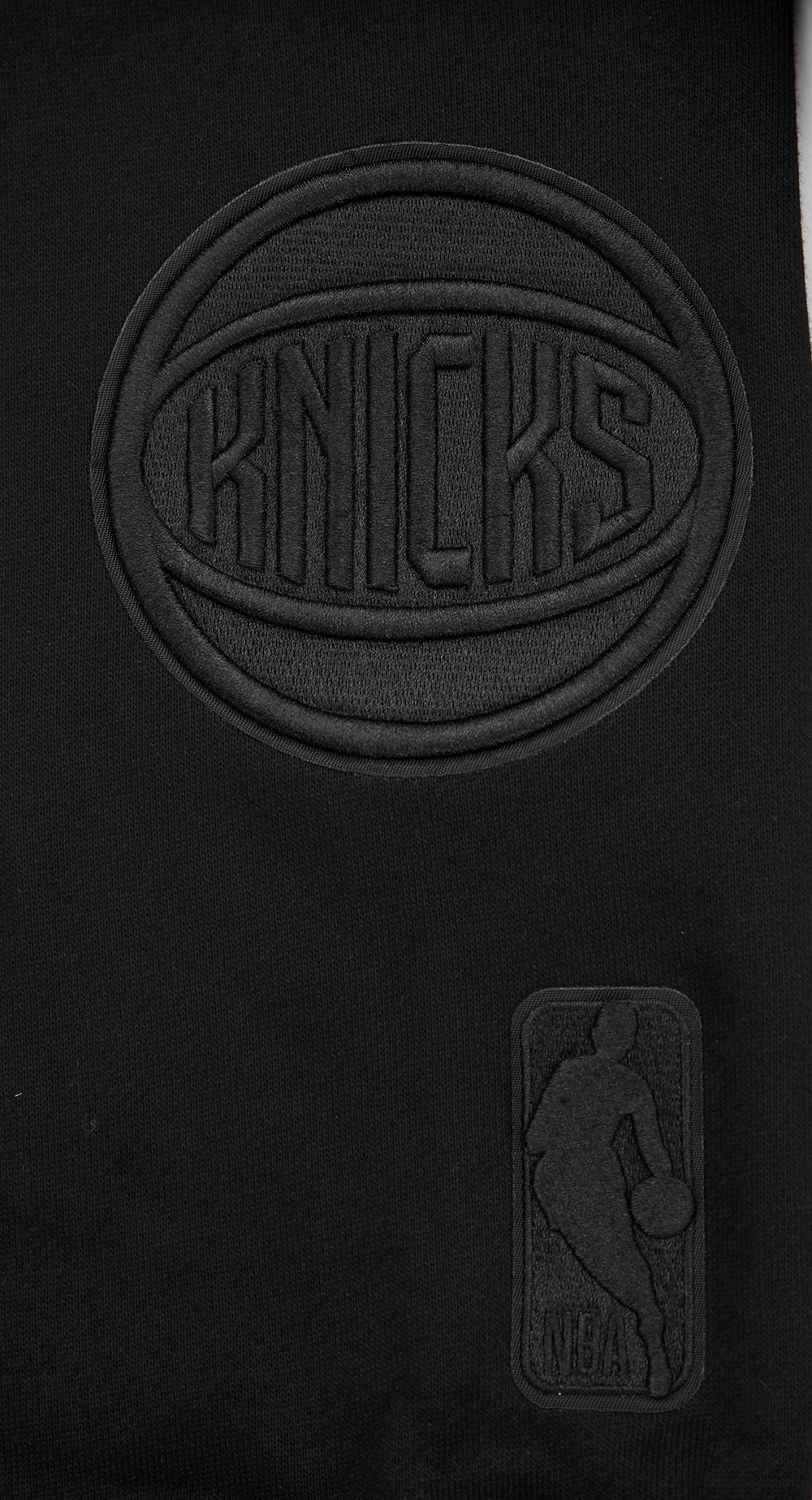 NBA NEW YORK KNICKS NEUTRAL FLEECE SWEATPANT (BLACK) - Image 5