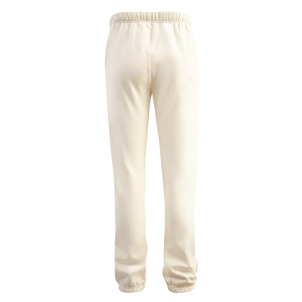 NBA NEW YORK KNICKS NEUTRAL FLEECE SWEATPANT (EGGSHELL) - Image 7