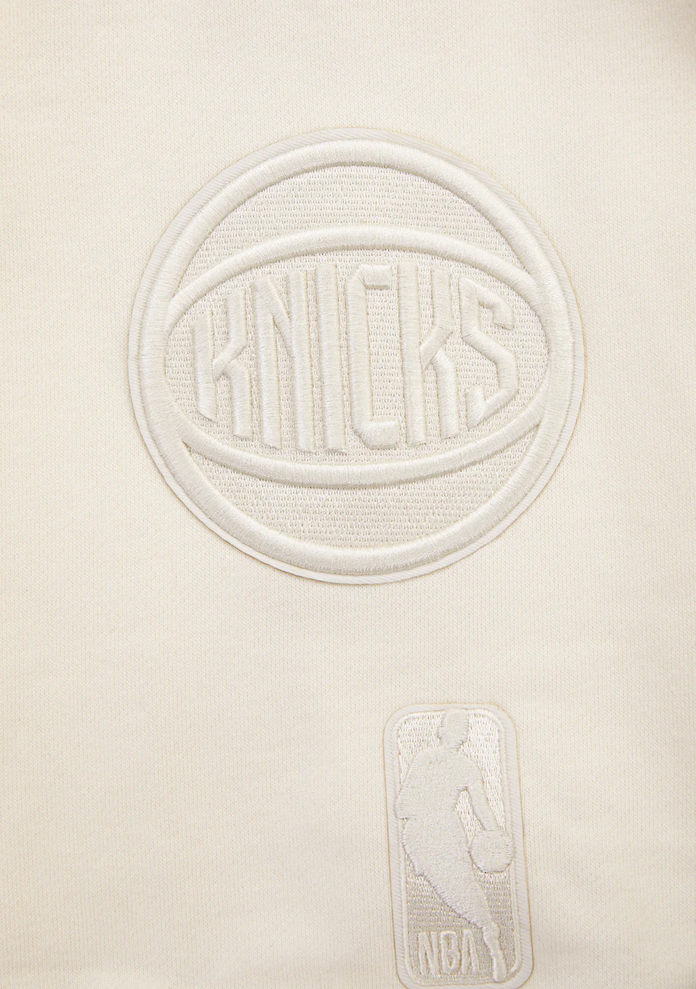 NBA NEW YORK KNICKS NEUTRAL FLEECE SWEATPANT (EGGSHELL) - Image 8