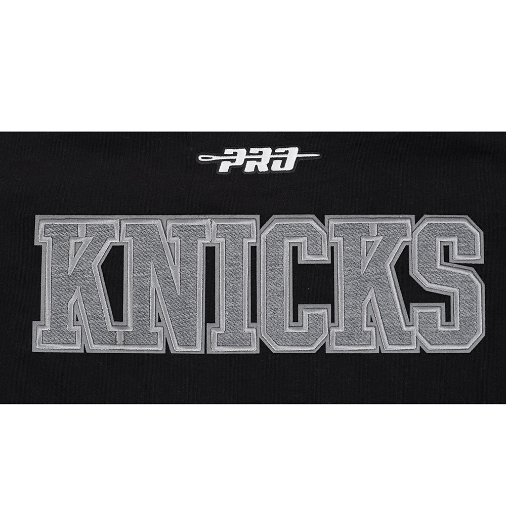NBA NEW YORK KNICKS REVERSE FRENCH TERRY MEN'S COLORBLOCK FLEECE PULLOVER HOODIE - Image 8