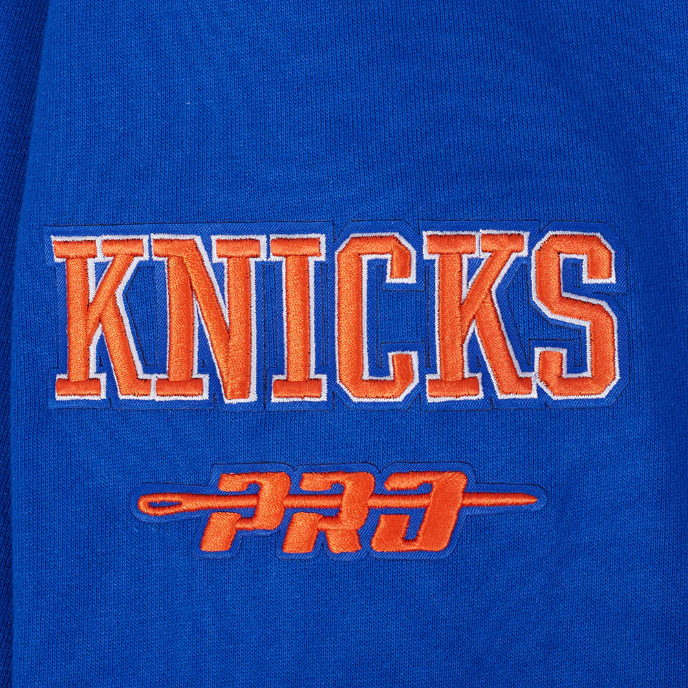 NBA NEW YORK KNICKS BEST OF MEN'S DROP SHOULDER FLC CREWNECK (ROYAL BLUE) - Image 7