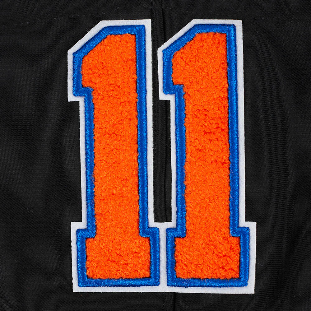 NBA NEW YORK KNICKS JALEN BRUNSON #11 REMIX AVATAR MEN'S FLEECE PULLOVER HOODIE (BLACK) - Image 9