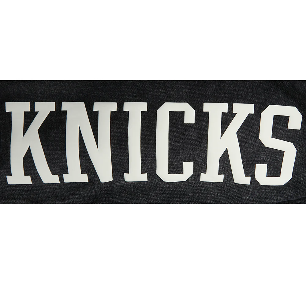 NEW YORK KNICKS STREET TEAM MEN'S ENZYME WASH DS FT PO HOODIE (WASHED BLACK) - Image 9