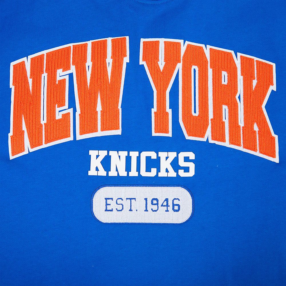 NBA NEW YORK KNICKS CITY ARCH MEN'S FLC PO HOODIE (ROYAL BLUE) - Image 10