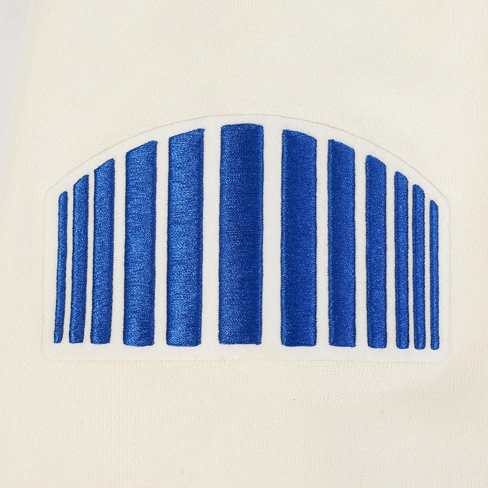 NBA NEW YORK KNICKS CITY EDITION 25-26 MEN'S RIB FLC PO HOODIE (EGGSHELL/ROYAL BLUE) - Image 5