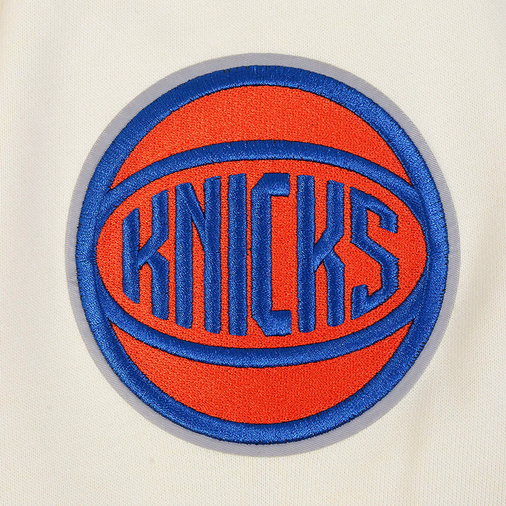 NBA NEW YORK KNICKS CITY EDITION 25-26 MEN'S RIB FLC PO HOODIE (EGGSHELL/ROYAL BLUE) - Image 7