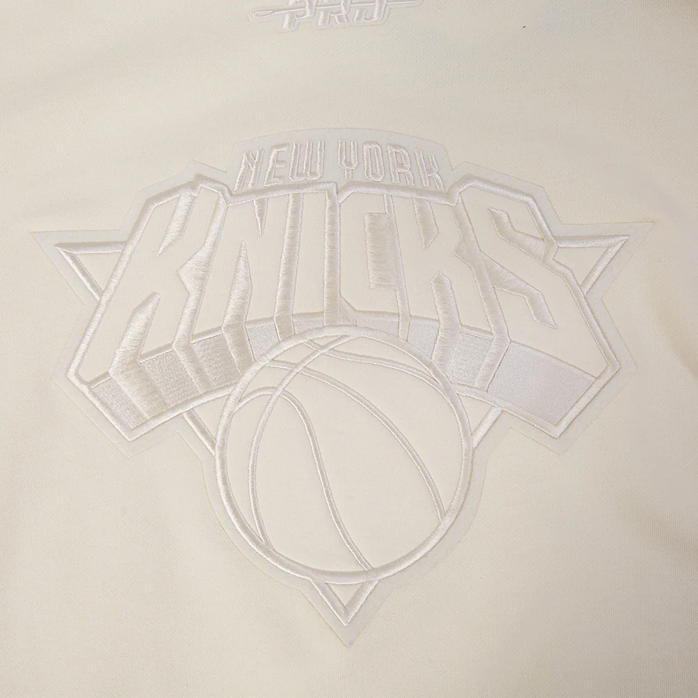 NBA NEW YORK KNICKS JALEN BRUNSON #11 NEUTRAL MEN'S DROP SHOULDER FL (EGGSHELL) - Image 7