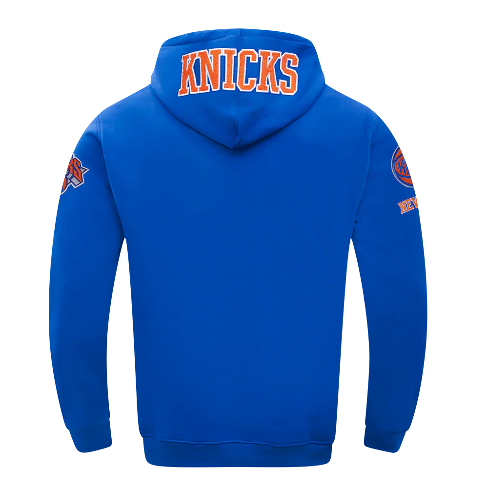 NBA NEW YORK KNICKS JALEN BRUNSON #11 CLASSIC PNN MEN'S DK PO HOODIE (ROYAL BLUE) - Image 5
