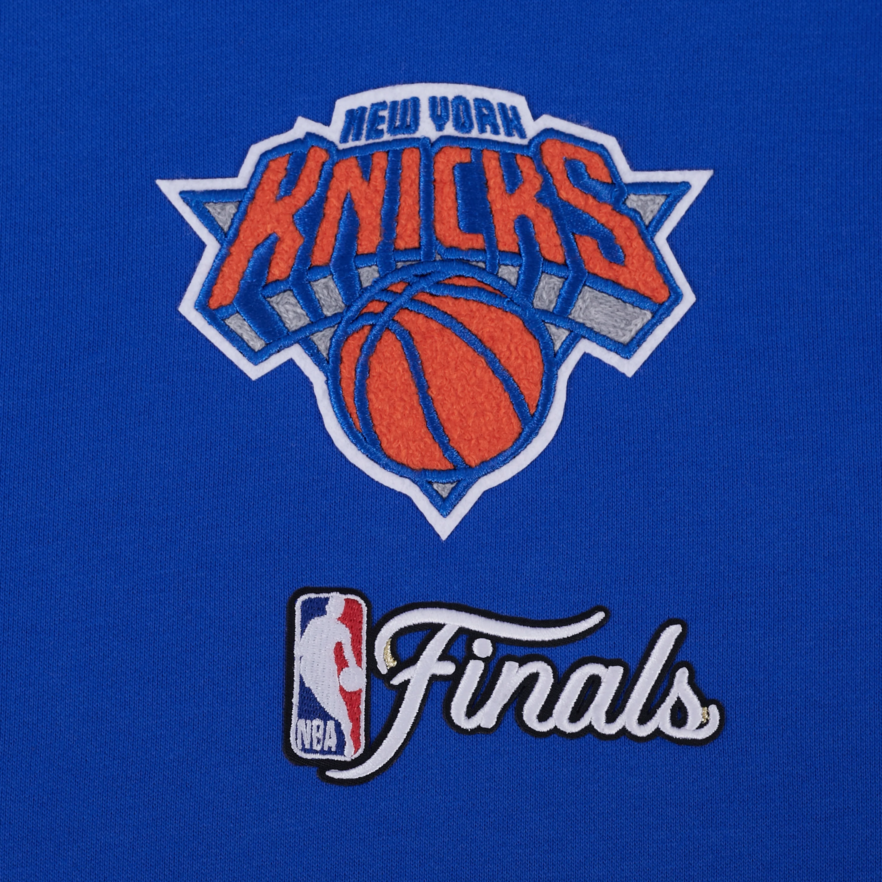 NEW YORK KNICKS 2026 NBA CHAMPIONSHIP MEN'S PULL OVER HOODIE (ROYAL/ORANGE/ROYAL) - Image 8