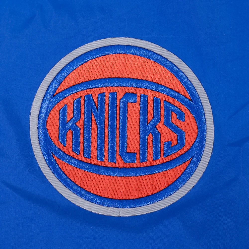 NBA NEW YORK KNICKS PRE GAME MEN'S JACKET (ROYAL BLUE) - Image 10