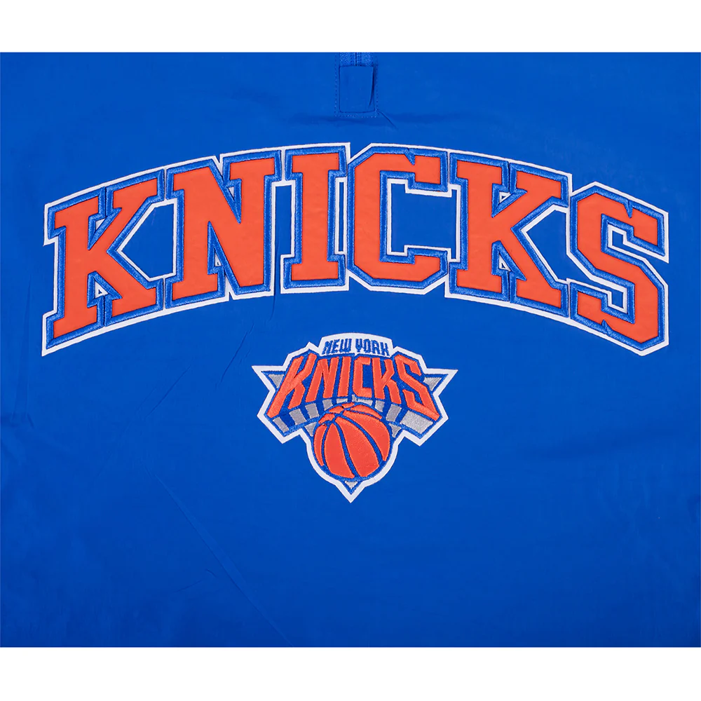 NBA NEW YORK KNICKS PRE GAME MEN'S JACKET (ROYAL BLUE) - Image 7