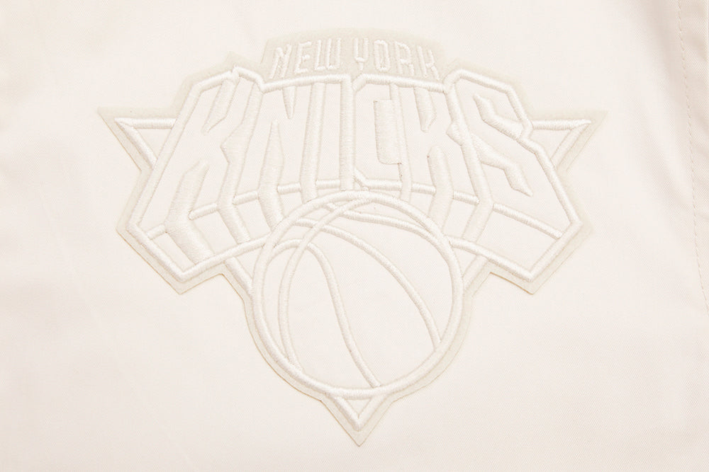 NBA NEW YORK KNICKS NEUTRAL TWILL JACKET (EGGSHELL) - Image 7