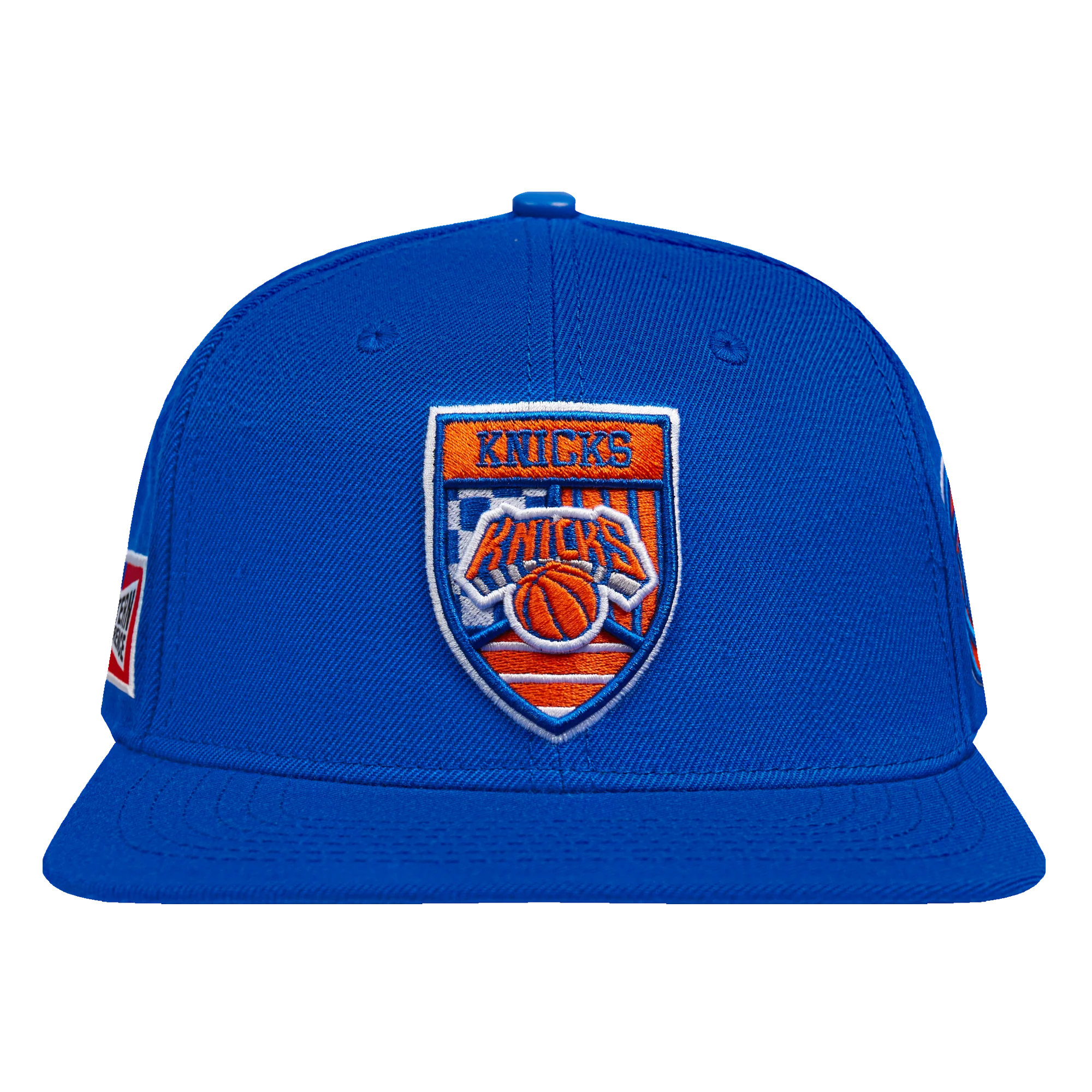 NBA NEW YORK KNICKS FAST LANE WOOL SNAPBACK HAT (ROYAL BLUE) - Image 3