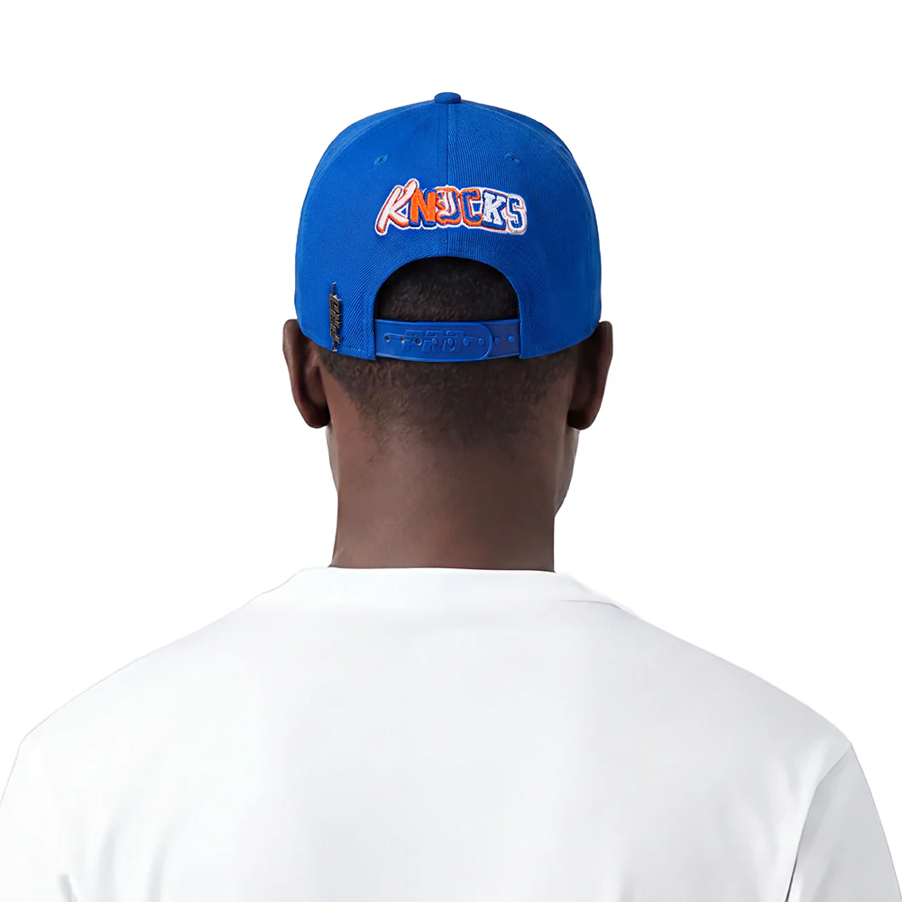 NBA NEW YORK KNICKS CITY RANSOM PINCH FRONT SNAPBACK (ROYAL BLUE) - Image 2