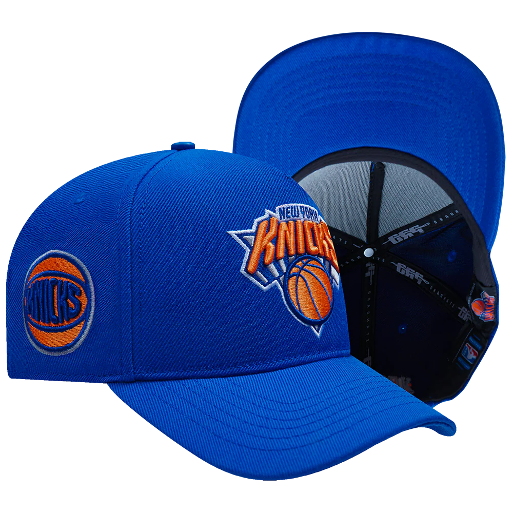 NBA NEW YORK KNICKS CITY EDITION 24-25 PINCH FRONT SNAPBACK HAT (ROYAL BLUE) - Image 6