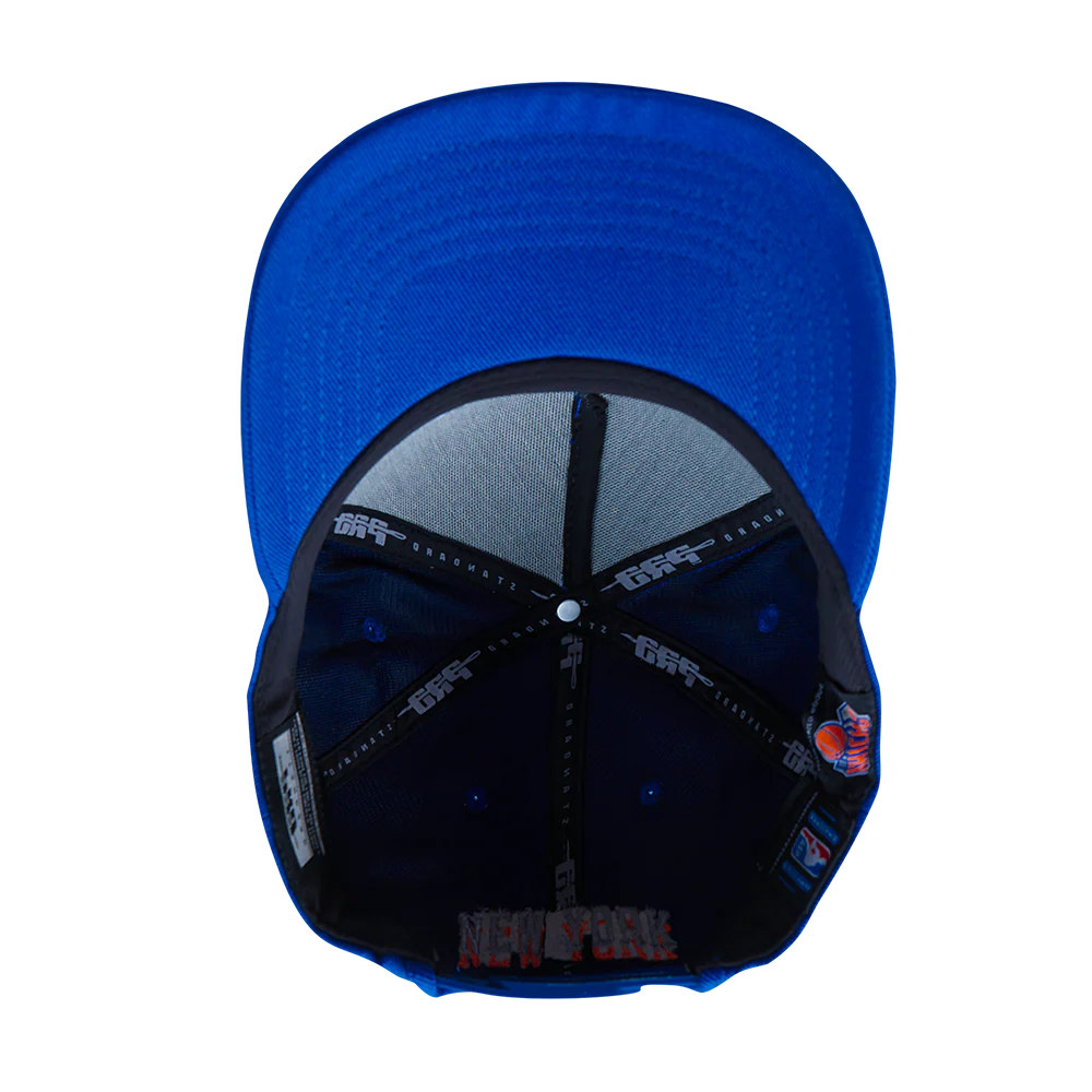 NBA NEW YORK KNICKS CITY EDITION 24-25 PINCH FRONT SNAPBACK HAT (ROYAL BLUE) - Image 7