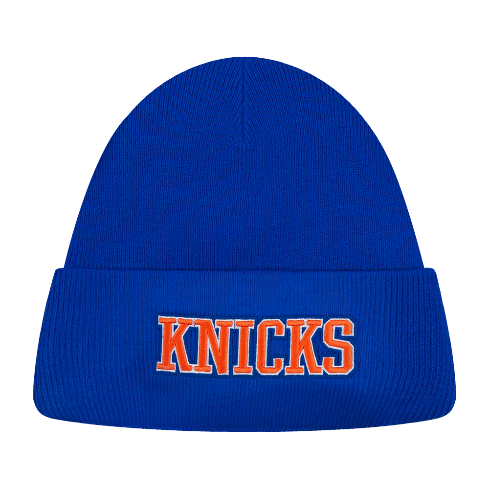 NBA NEW YORK KNICKS BEST OF LIGHTWEIGHT BEANIE UNLINED CUFFED (ROYAL BLUE) - Image 2