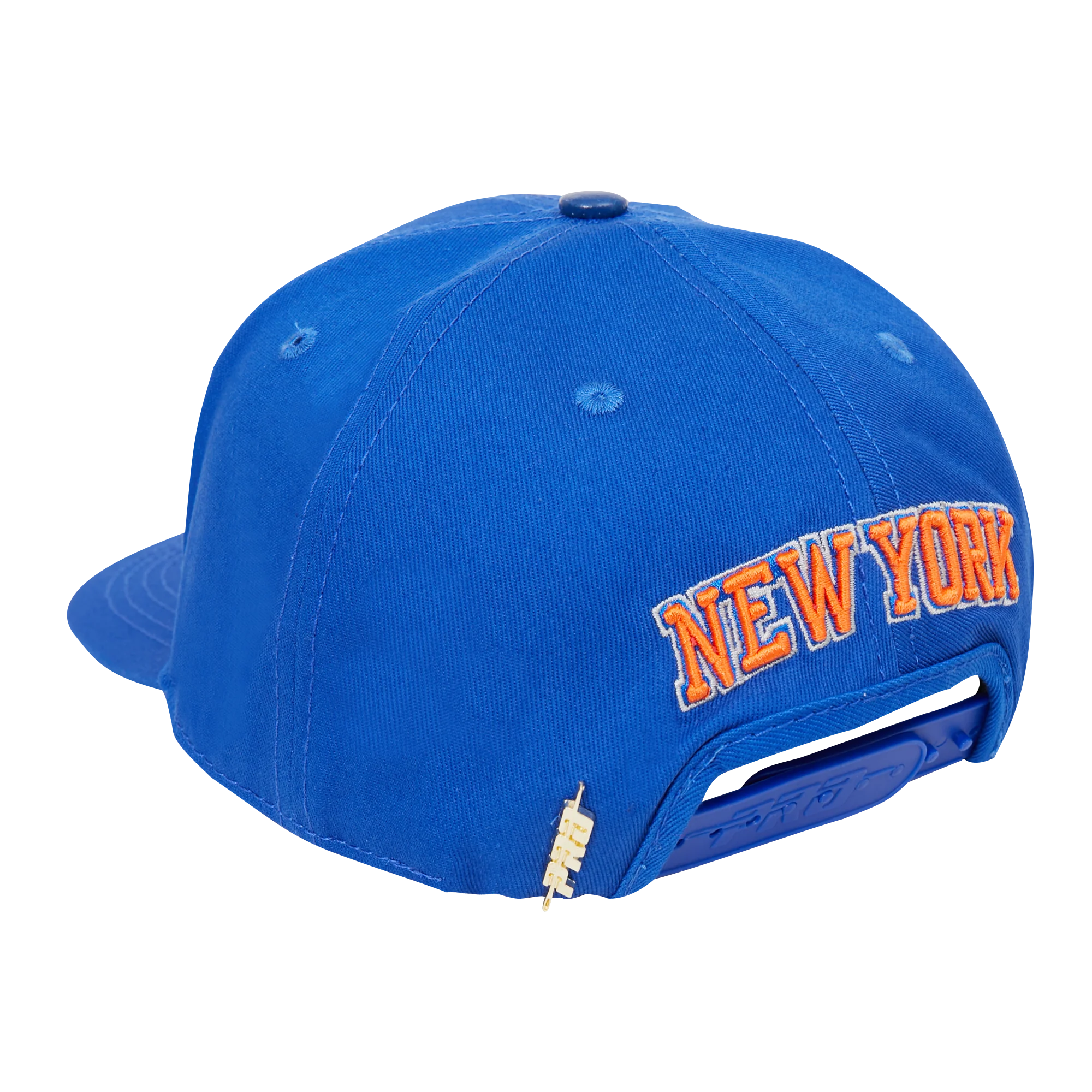 NBA NEW YORK KNICKS WORDMARK AND LOGO UNISEX SNAPBACK HAT (ROYAL BLUE) - Image 3