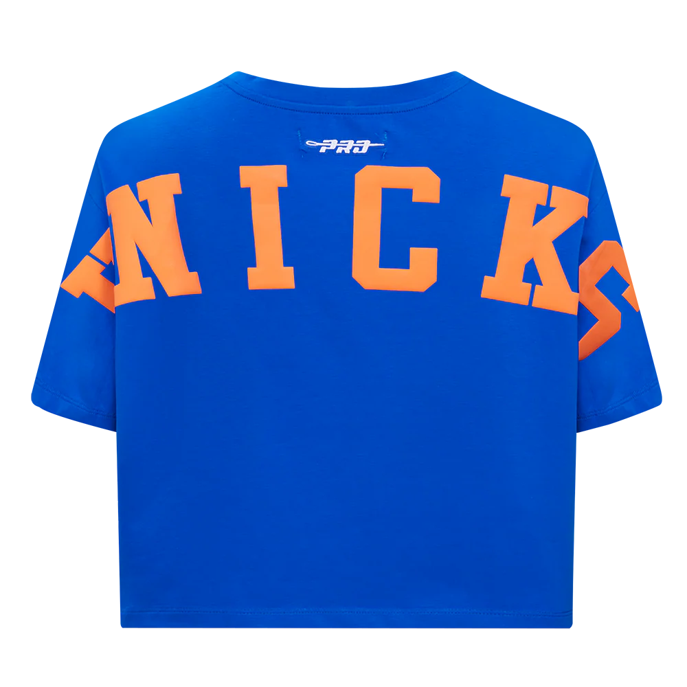NBA NEWOMEN'S YORK KNICKS WINGSPAN WOMEN'S SJ BOXY TEE (ROYAL BLUE) - Image 5