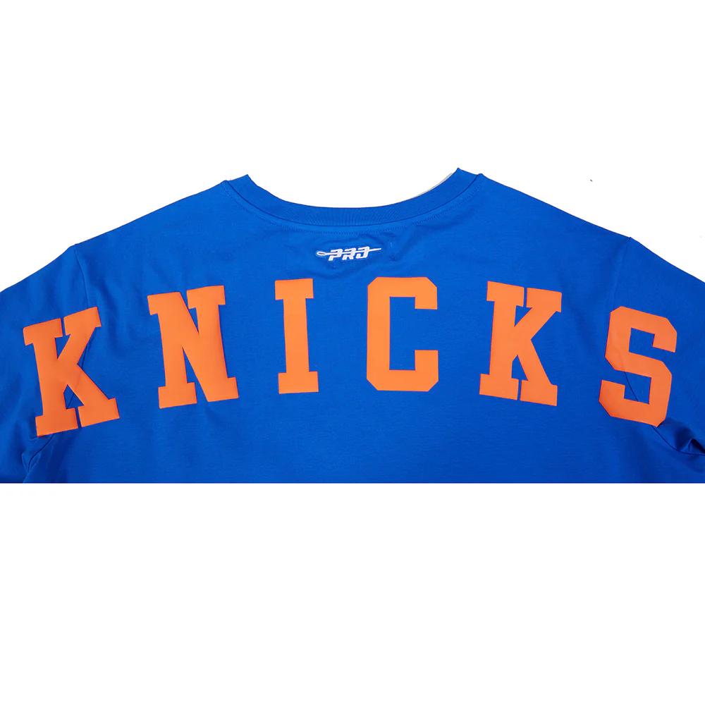 NBA NEWOMEN'S YORK KNICKS WINGSPAN WOMEN'S SJ BOXY TEE (ROYAL BLUE) - Image 9