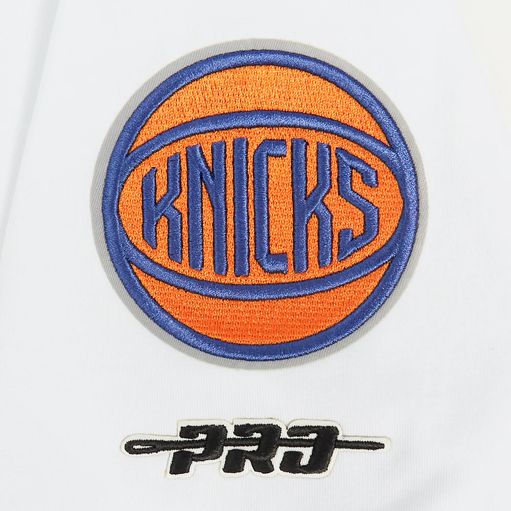 NBA NEW YORK KNICKS CITY EDITION 24-25 WOMEN'S SINGLE JERSEY BOXY TEE (WHITE) - Image 6