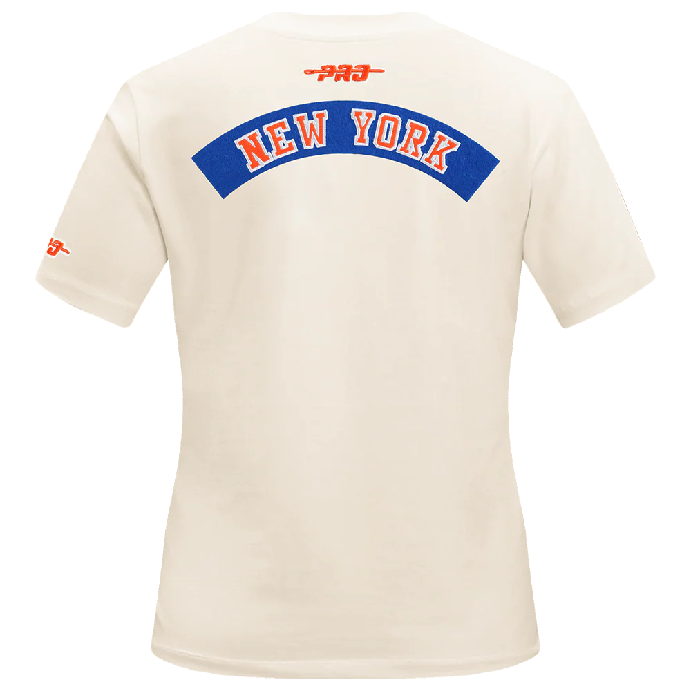 NBA NEW YORK KNICKS BEST OF WOMEN'S SS SLIM FIT TEE (EGGSHELL) - Image 5