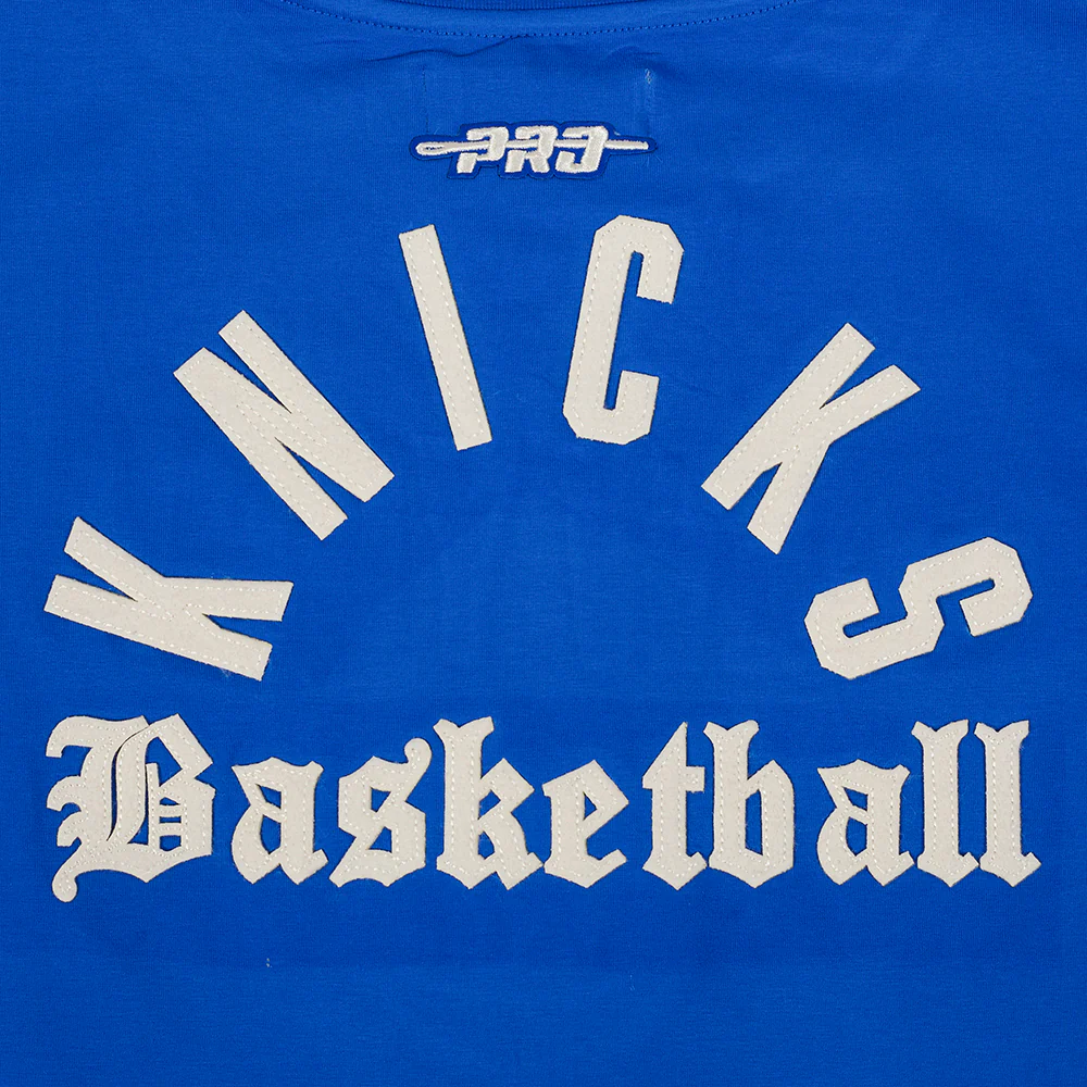 NBA NEW YORK KNICKS MODERN ORIGINALS WOMEN'S SJ BOXY TEE (ROYAL BLUE) - Image 7