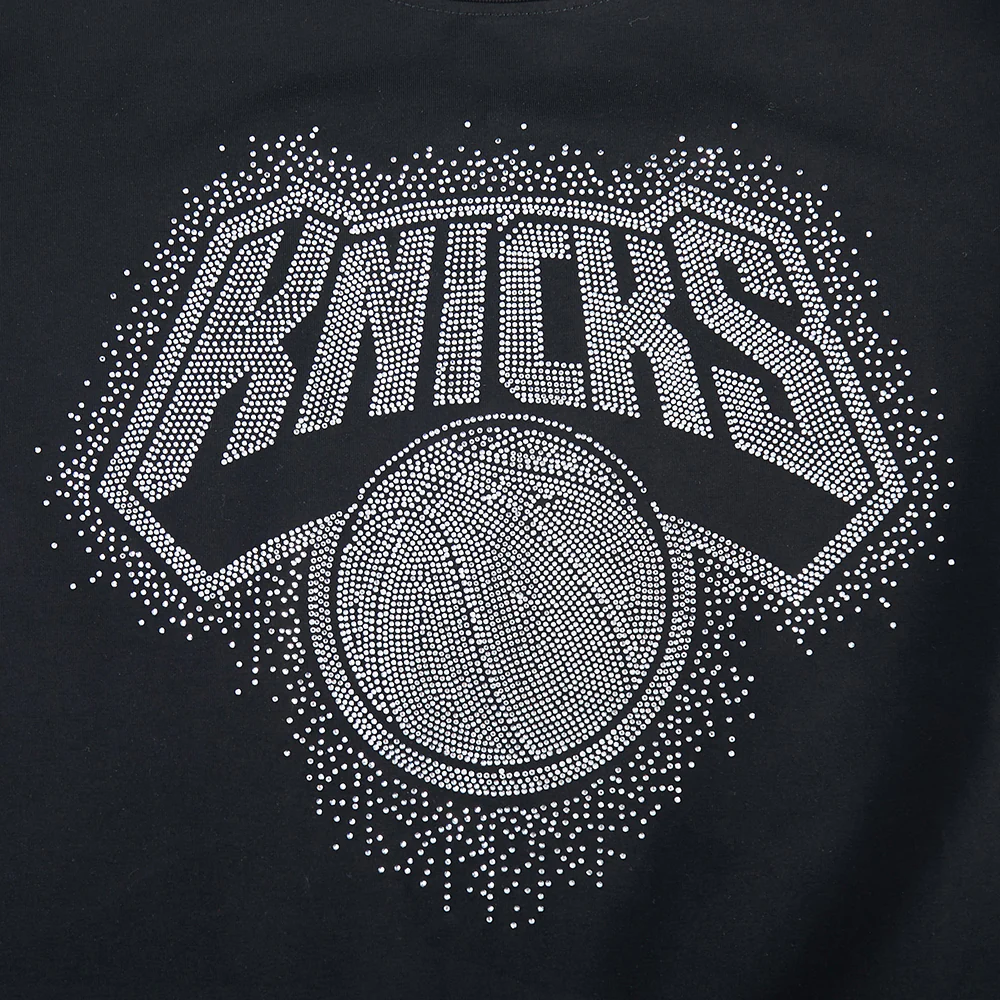 NBA NEW YORK KNICKS LEGACY WOMEN'S SJ SLIM FIT TEE (BLACK) - Image 6