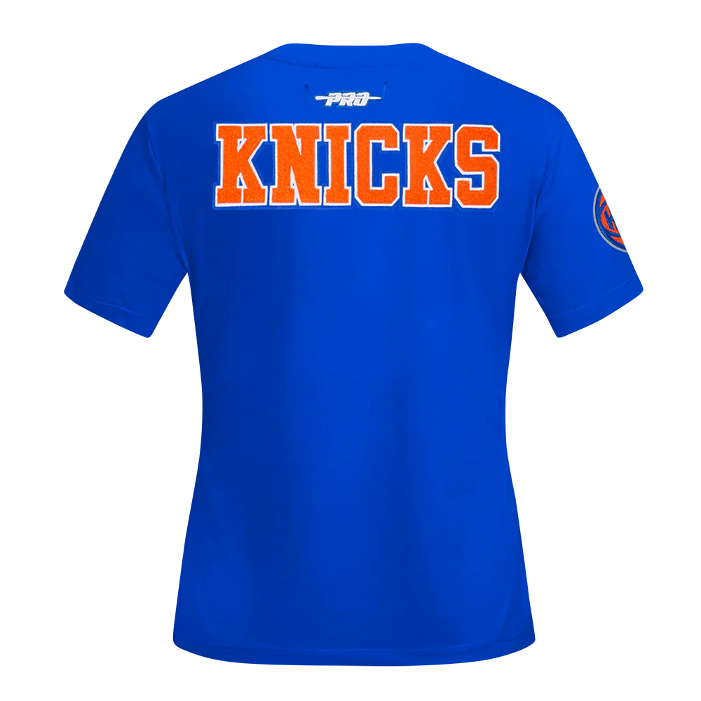 NBA NEW YORK KNICKS JALEN BRUNSON #11 CLASSIC PLAYER NAME AND NUMBER WOMEN'S SJ SLIM FIT TEE - Image 5