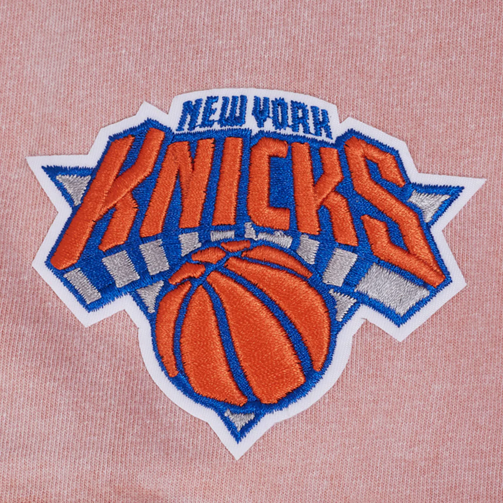 NBA NEW YORK KNICKS WASHED JEWELS WOMEN'S S/S BOXY TEE (WASHED MAUVE) - Image 7