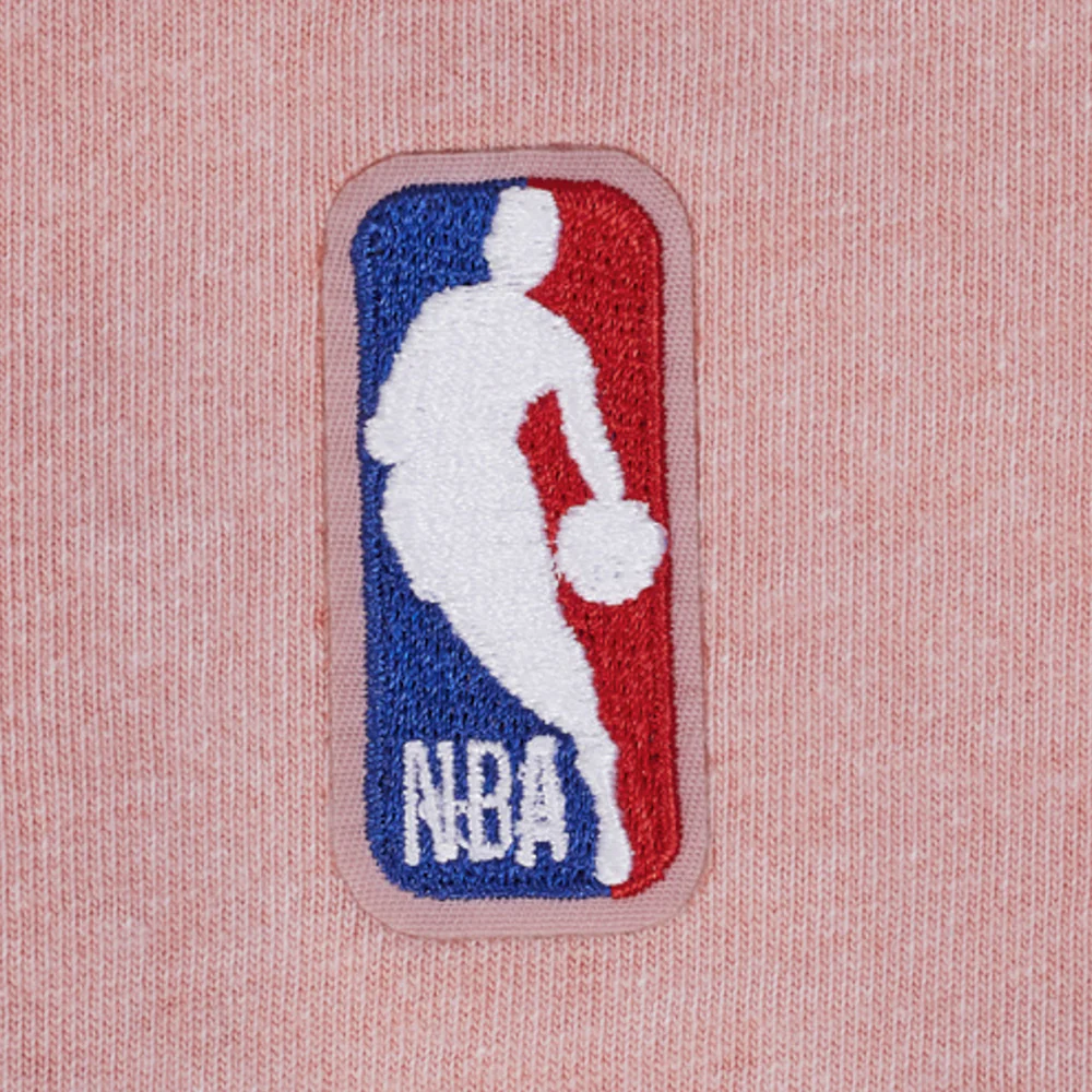 NBA NEW YORK KNICKS WASHED JEWELS WOMEN'S S/S BOXY TEE (WASHED MAUVE) - Image 8