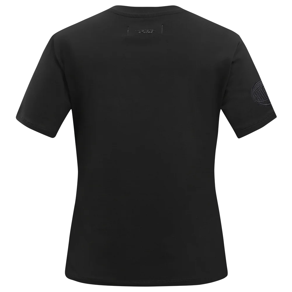 NBA NEW YORK KNICKS TRIPLE BLACK WOMEN'S SJ SLIM FIT TEE (TRIPLE BLACK WOMEN'S) - Image 3