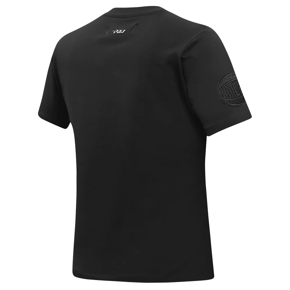 NBA NEW YORK KNICKS TRIPLE BLACK WOMEN'S SJ SLIM FIT TEE (TRIPLE BLACK WOMEN'S) - Image 4
