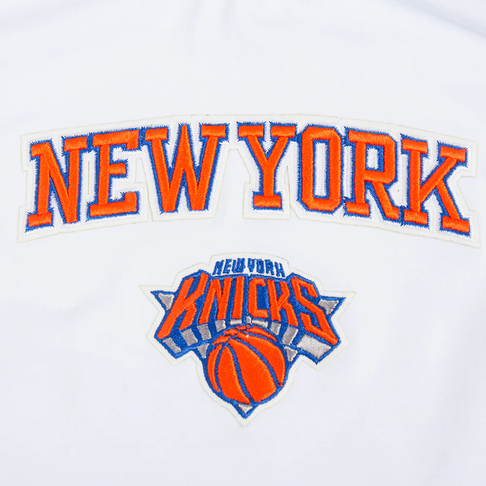 NBA NEW YORK KNICKS CLASSIC WOMEN'S RELAXED FIT RACERBACK (WHITE) - Image 7