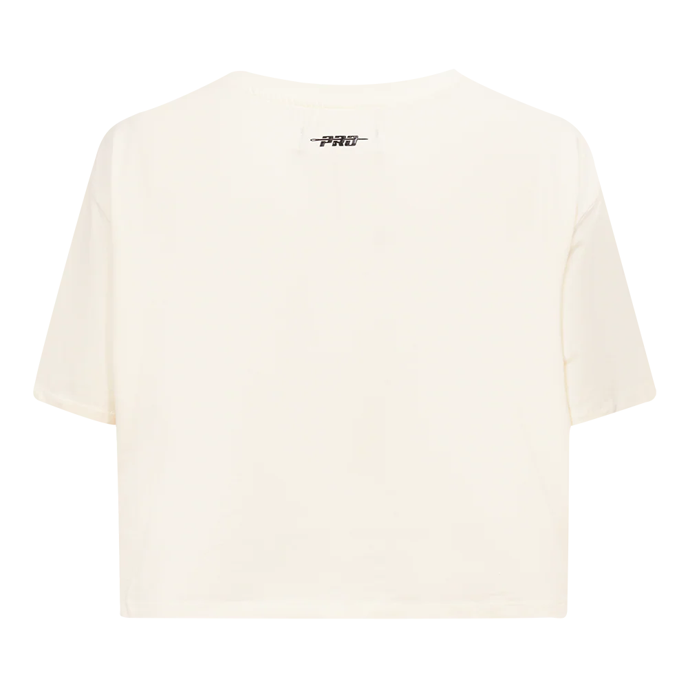 NBA NEW YORK KNICKS RETRO CLASSIC WOMEN'S BOXY TEE (EGGSHELL) - Image 3