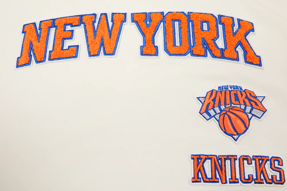 NBA NEW YORK KNICKS RETRO CLASSIC WOMEN'S BOXY TEE (EGGSHELL) - Image 5