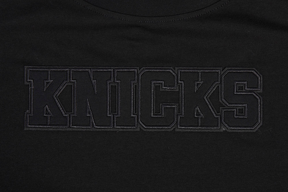 NBA NEW YORK KNICKS NEUTRAL WOMEN'S BOXY TEE (BLACK) - Image 5