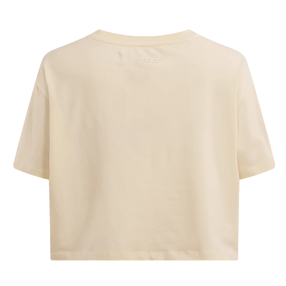 NBA NEW YORK KNICKS NEUTRAL WOMEN'S BOXY TEE (EGGSHELL) - Image 6