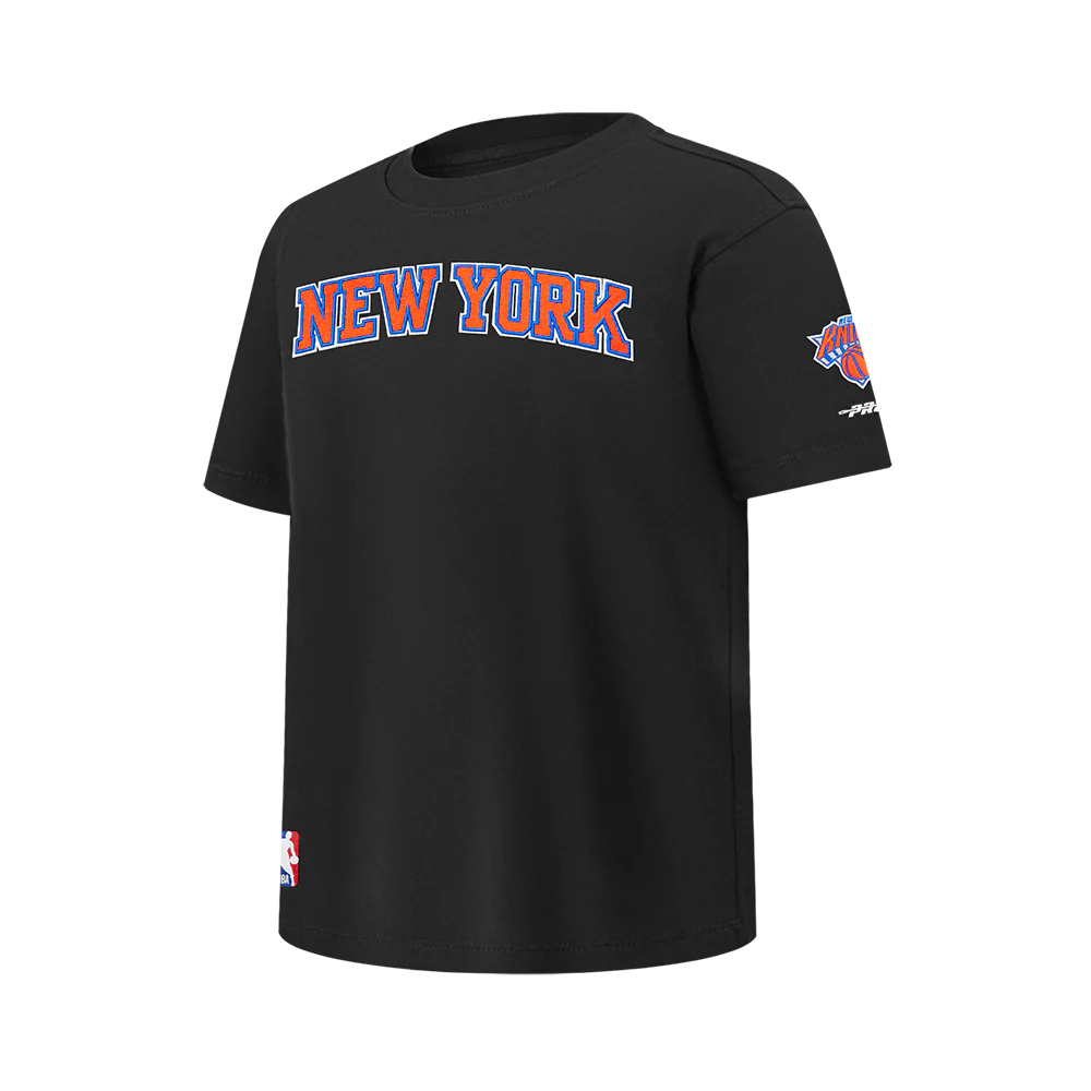 NBA NEW YORK KNICKS CLASSIC BIG BOYS SJ TEE (BLACK) - Image 2