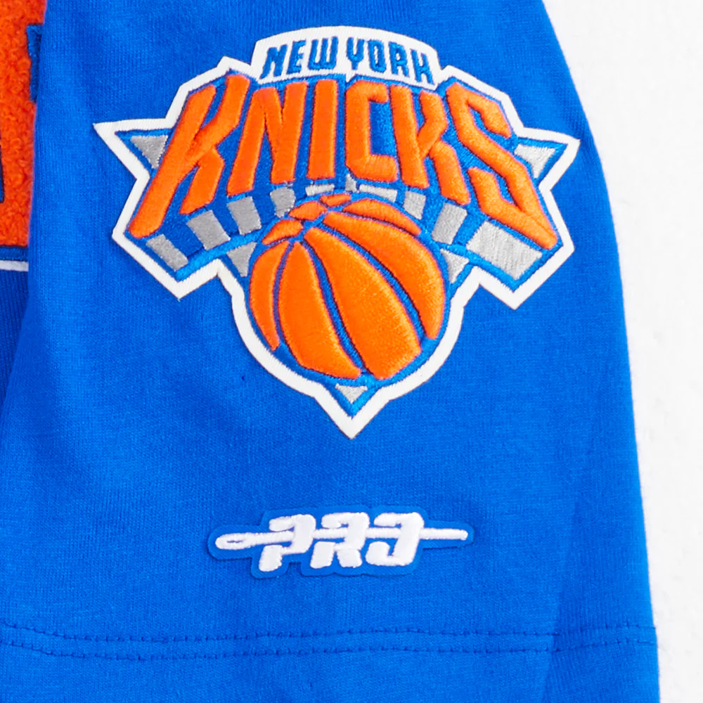 NBA NEW YORK KNICKS CLASSIC SINGLE JERSEY BIG BOYS SINGLE JERSEY TEE (ROYAL BLUE) - Image 3