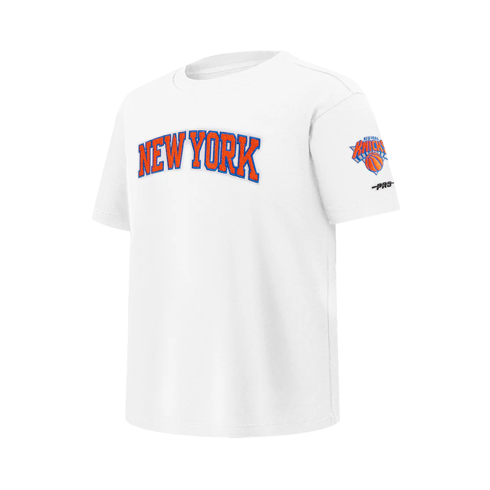 NBA NEW YORK KNICKS CLASSIC BIG BOY'S SJ TEE (WHITE) - Image 2