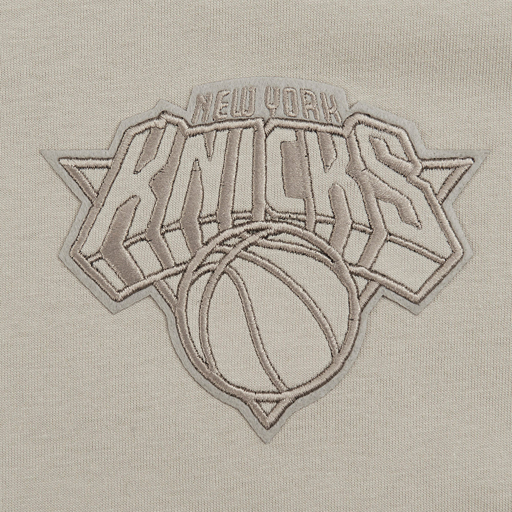 NBA NEW YORK KNICKS NEUTRAL BIG BOYS SHORT SLEEVE TEE (TAUPE) - Image 3