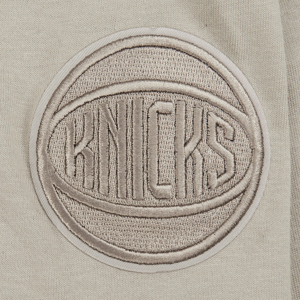 NBA NEW YORK KNICKS NEUTRAL BIG BOYS SHORT SLEEVE TEE (TAUPE) - Image 4