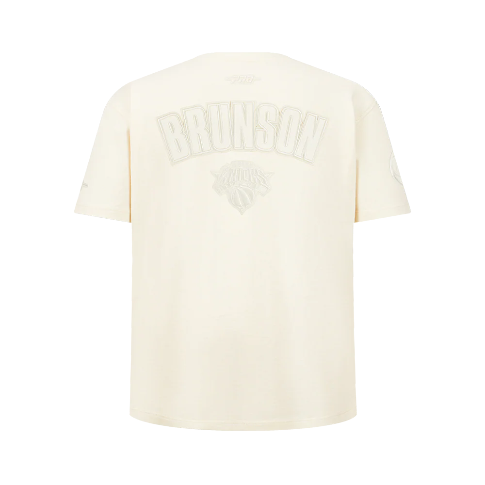 NBA NEW YORK KNICKS Jalen Brunson #11 NEUTRAL PNN BIG BOY'S SS TEE (EGGSHELL) - Image 5