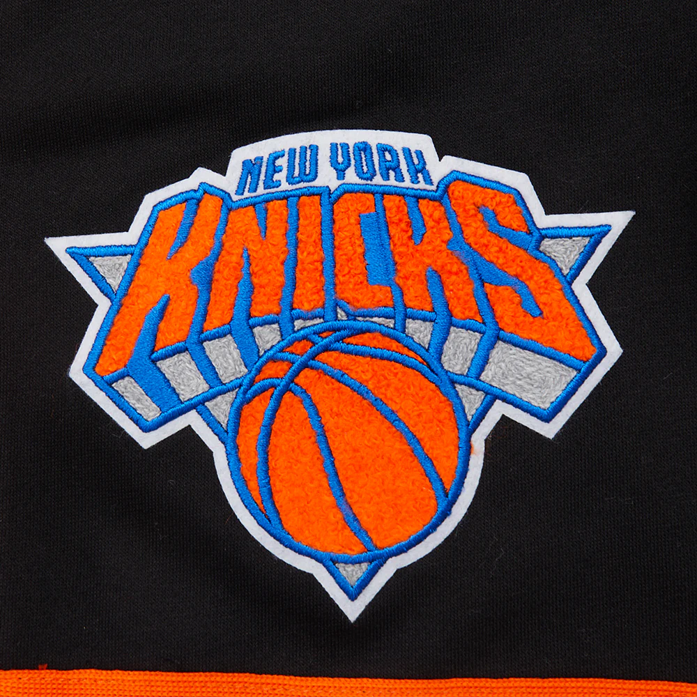 NBA NEW YORK KNICKS CLASSIC BIG BOY'S FLC 2.0 SHORT (BLACK/ORANGE) - Image 6