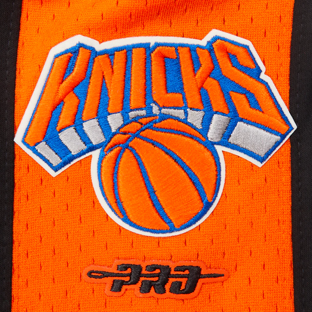 NBA NEW YORK KNICKS CLASSIC BIG BOY'S FLC 2.0 SHORT (BLACK/ORANGE) - Image 7