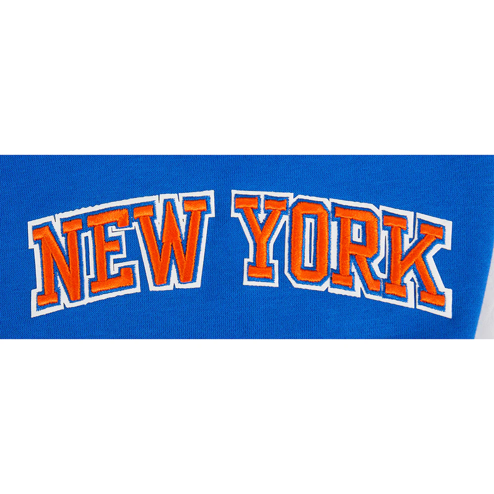 NBA NEW YORK KNICKS RETRO CLASSIC BIG BOY'S FLC SHORT (ROYAL BLUE) - Image 5