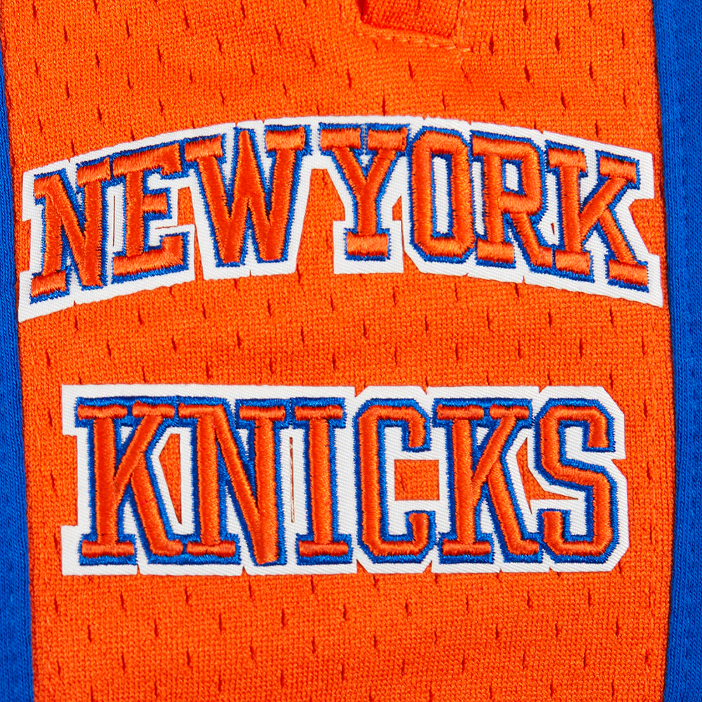 NBA NEW YORK KNICKS RETRO CLASSIC BIG BOY'S FLC 2.0 SHORT (ROYAL BLUE/ORANGE) - Image 5